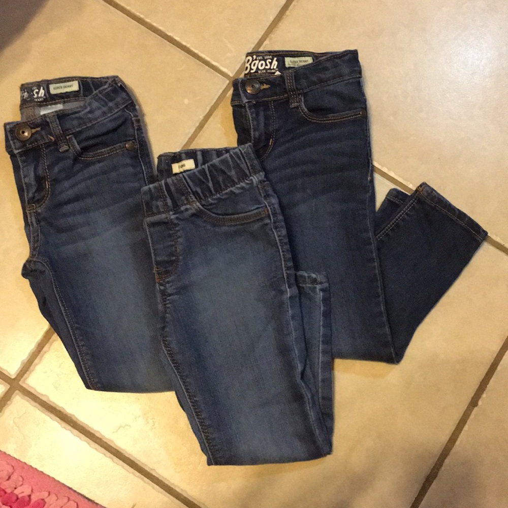 Size 4t Osh kosh skinny jeans bundle of 3